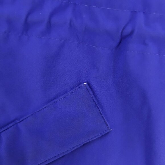 CABELAS Goretex Goose Down Hooded Jacket Purple Green Trim Women's XL - Picture 9 of 11